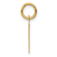 14k Small Script Letter P Initial Charm-YC658P