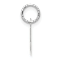 14k White Gold Small Script Letter A Initial Charm-YC659A