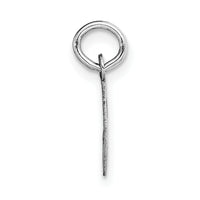 14k White Gold Small Script Letter G Initial Charm-YC659G