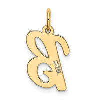 14k Medium Script Letter B Initial Charm-YC660B