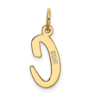 14k Medium Script Letter C Initial Charm-YC660C