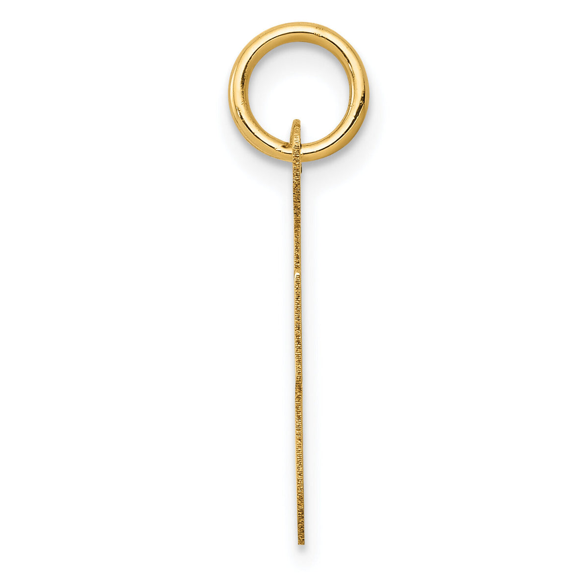 14k Medium Script Letter F Initial Charm-YC660F