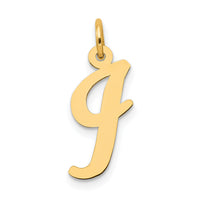 14k Medium Script Letter I Initial Charm-YC660I