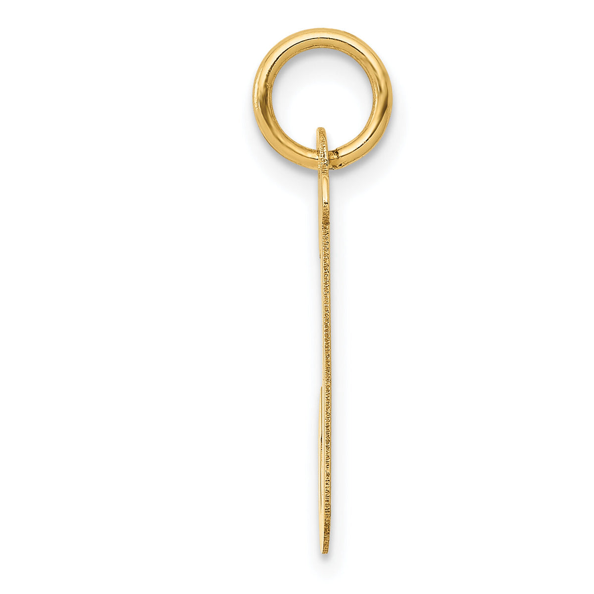 14k Medium Script Letter J Initial Charm-YC660J