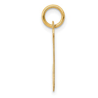 14k Medium Script Letter J Initial Charm-YC660J