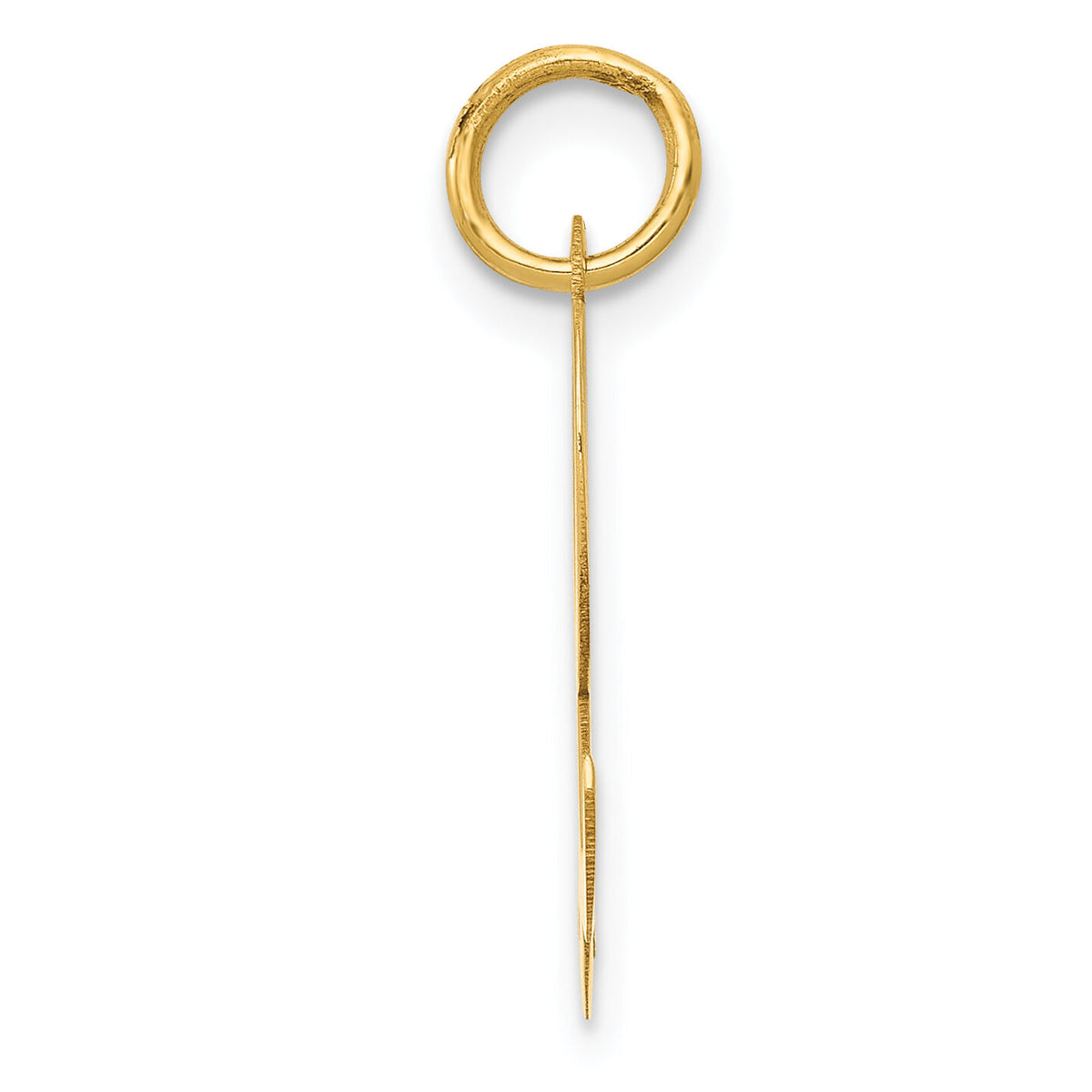 14k Medium Script Letter L Initial Charm-YC660L