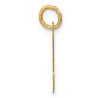 14k Medium Script Letter N Initial Charm-YC660N