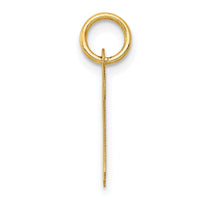 14k Medium Script Letter R Initial Charm-YC660R