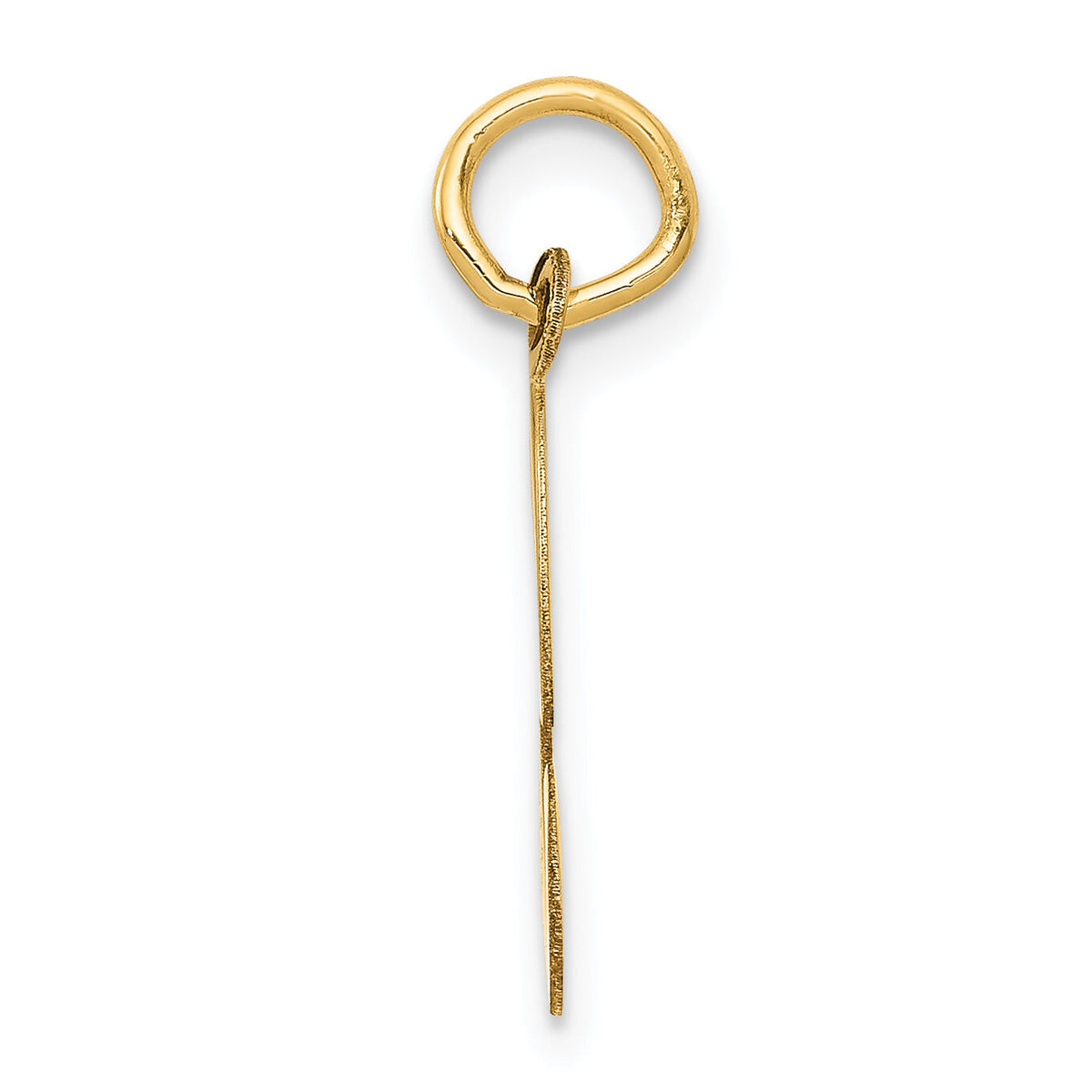 14k Medium Script Letter S Initial Charm-YC660S