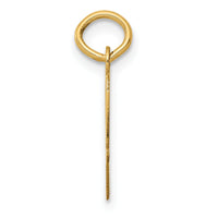 14k Medium Script Letter W Initial Charm-YC660W