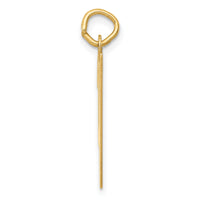 14k Medium Script Letter Y Initial Charm-YC660Y