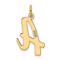 14k Large Script Letter A Initial Charm-YC662A