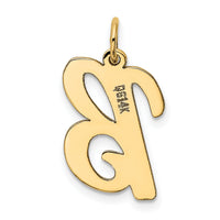 14k Large Script Letter B Initial Charm-YC662B