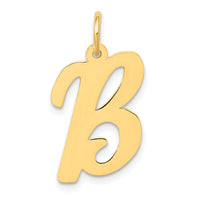14k Large Script Letter B Initial Charm-YC662B