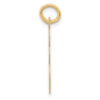 14k Large Script Letter E Initial Charm-YC662E
