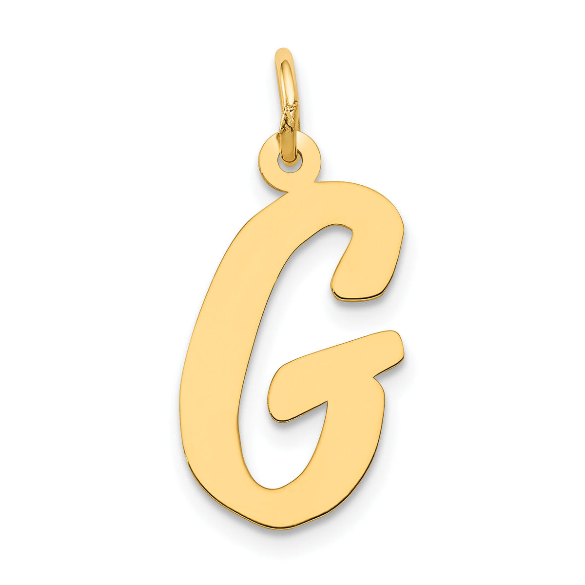 14k Large Script Letter G Initial Charm-YC662G