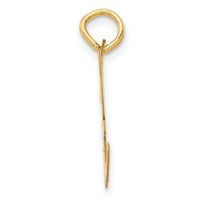 14k Large Script Letter H Initial Charm-YC662H