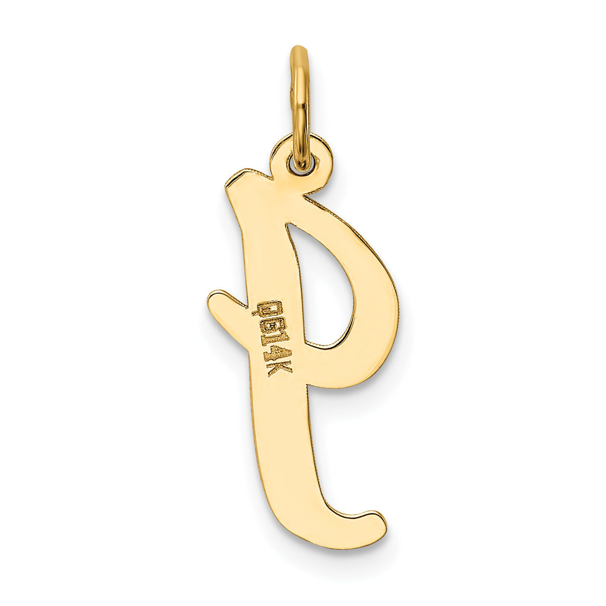 14k Large Script Letter I Initial Charm-YC662I