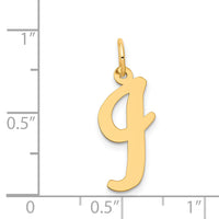 14k Large Script Letter I Initial Charm-YC662I