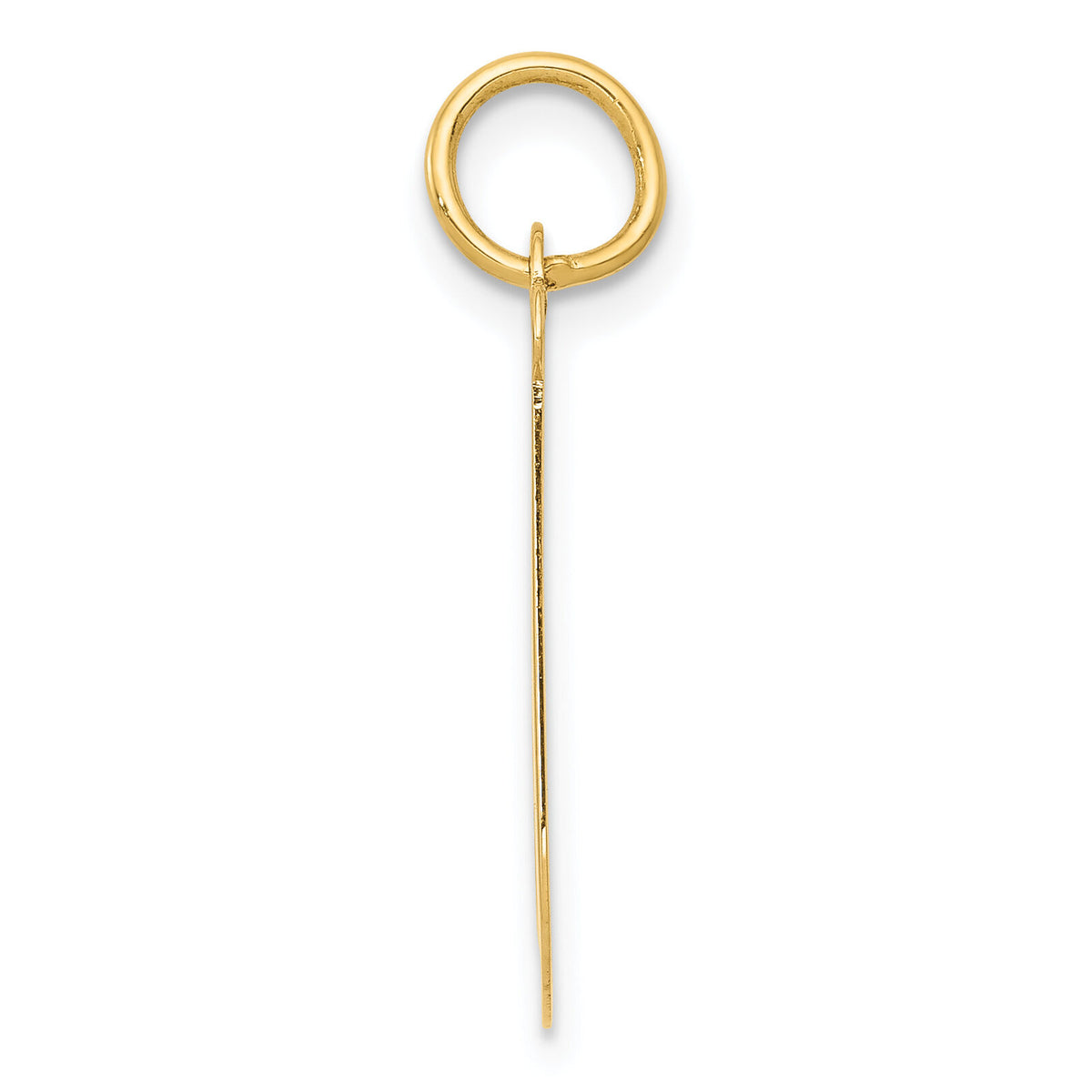 14k Large Script Letter J Initial Charm-YC662J