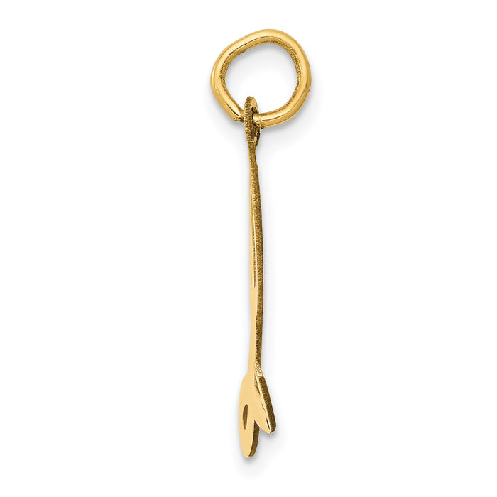 14k Large Script Letter L Initial Charm-YC662L