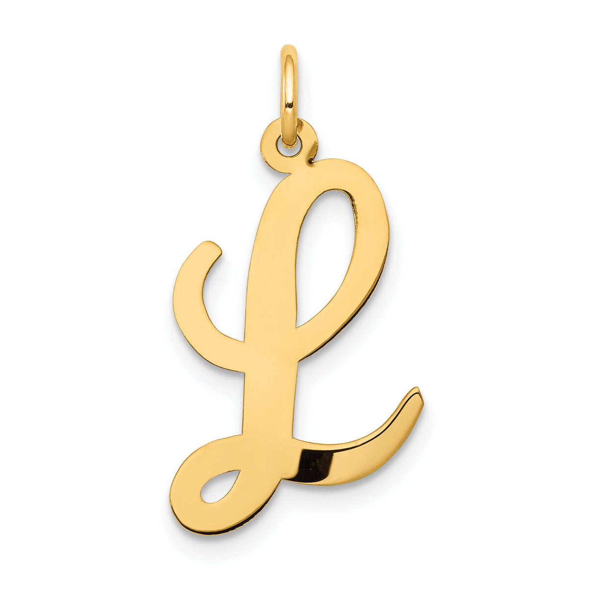 14k Large Script Letter L Initial Charm-YC662L