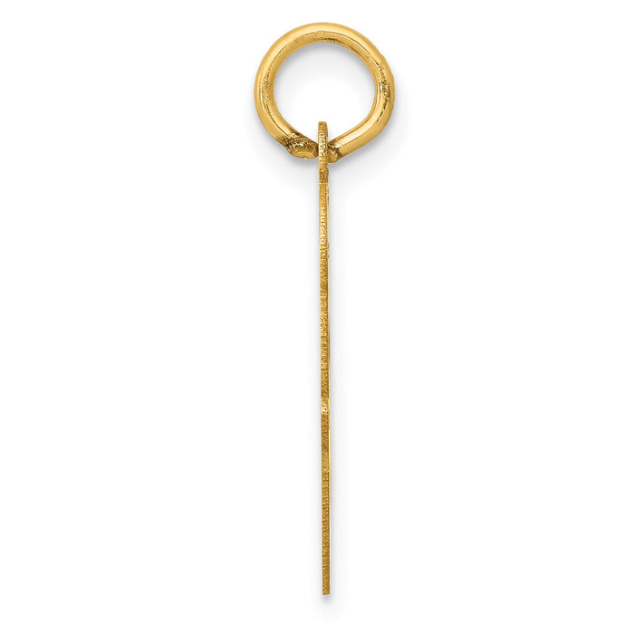 14k Large Script Letter O Initial Charm-YC662O