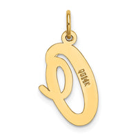 14k Large Script Letter O Initial Charm-YC662O