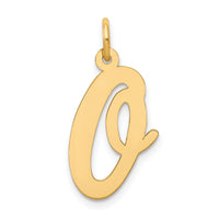 14k Large Script Letter O Initial Charm-YC662O
