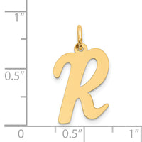 14k Large Script Letter R Initial Charm-YC662R