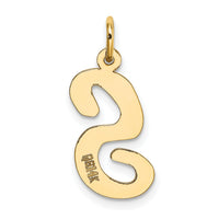 14k Large Script Letter S Initial Charm-YC662S