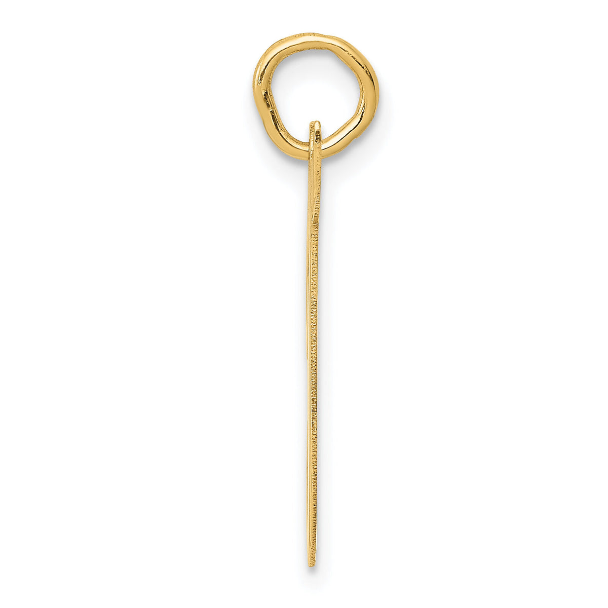 14k Large Script Letter T Initial Charm-YC662T