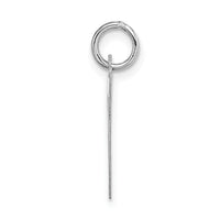 14k White Gold Large Script Letter T Initial Charm-YC663T