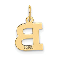 14k Small Block Letter B Initial Charm-YC664B