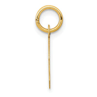 14k Small Block Letter C Initial Charm-YC664C