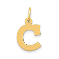 14k Small Block Letter C Initial Charm-YC664C