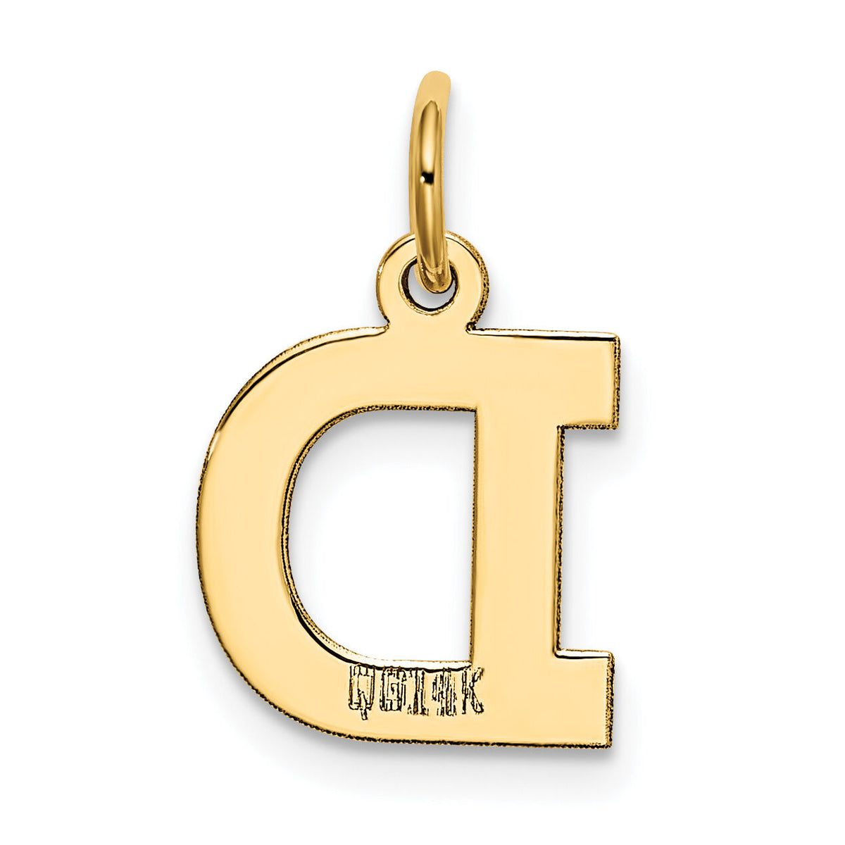 14k Small Block Letter D Initial Charm-YC664D
