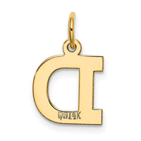 14k Small Block Letter D Initial Charm-YC664D