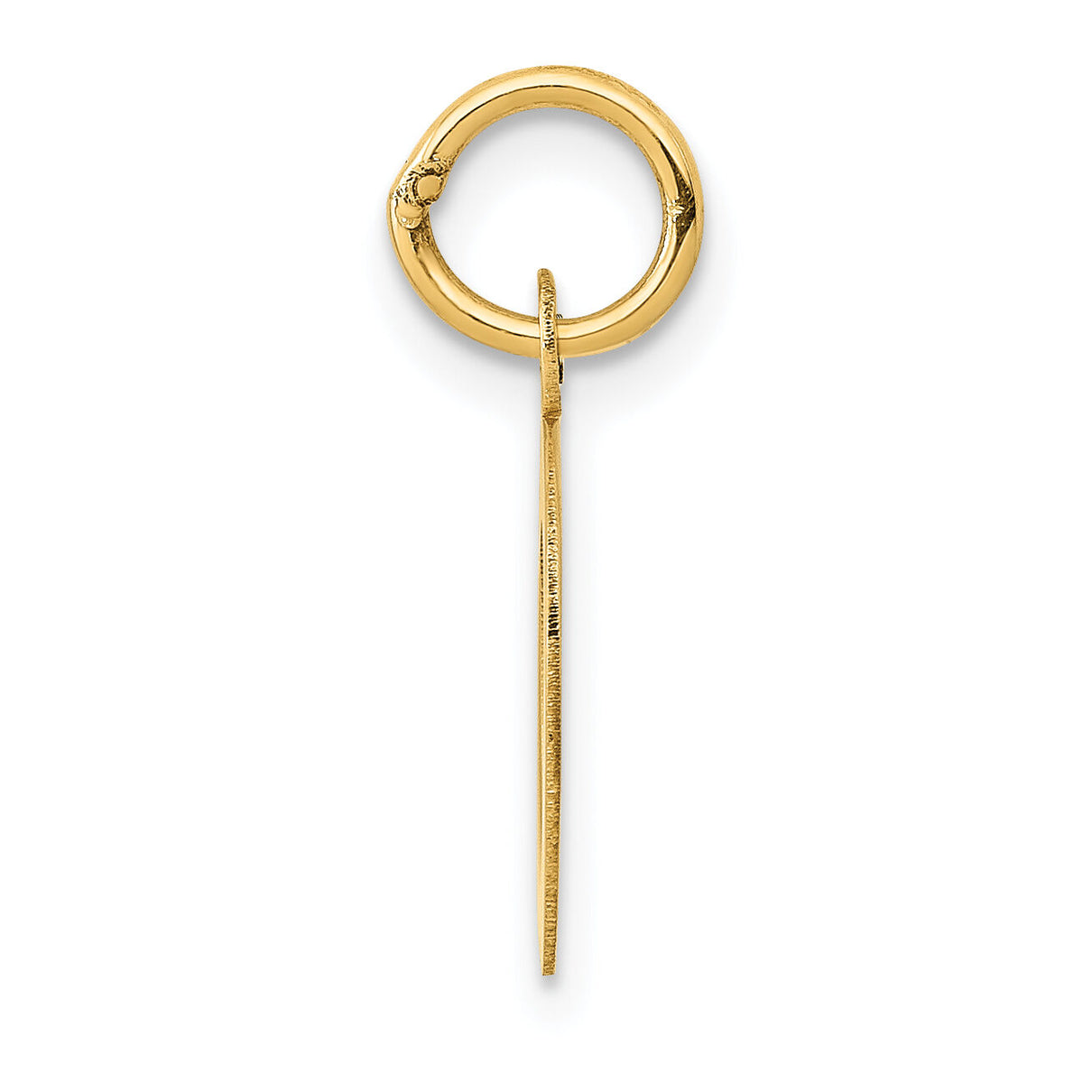 14k Small Block Letter O Initial Charm-YC664O