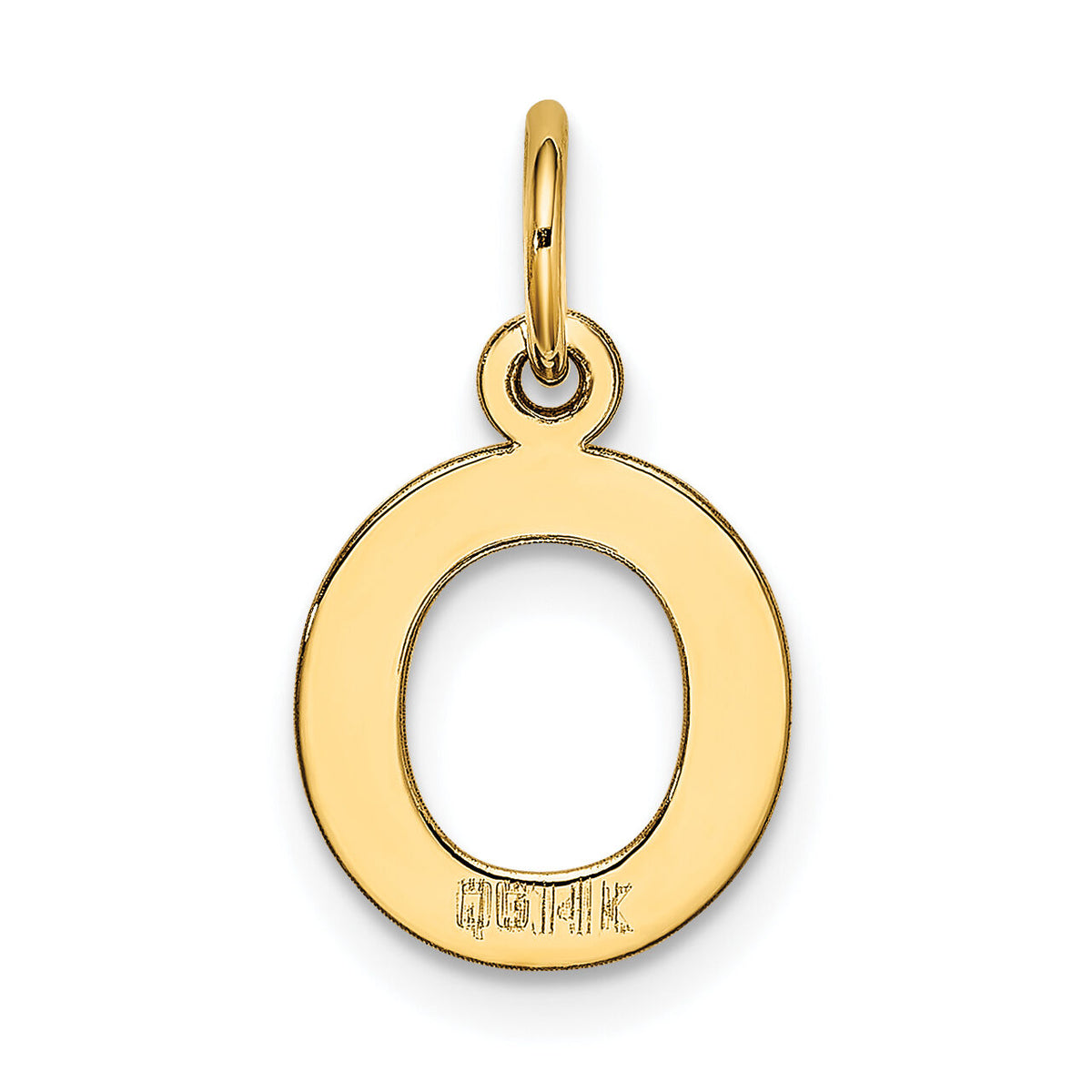 14k Small Block Letter O Initial Charm-YC664O