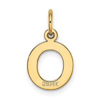 14k Small Block Letter O Initial Charm-YC664O