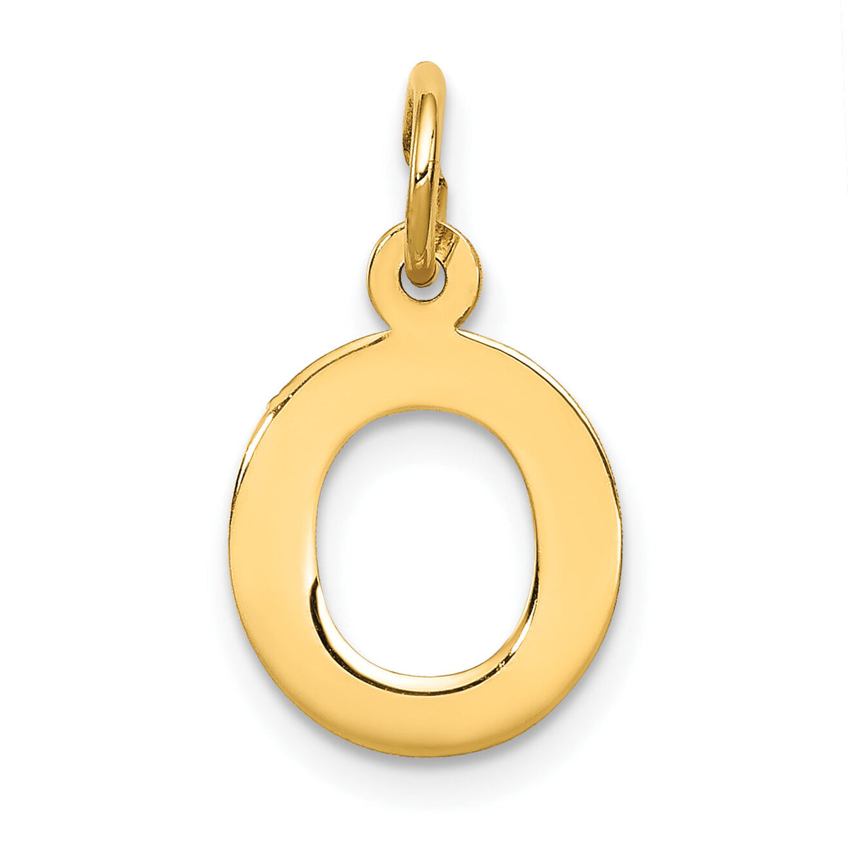 14k Small Block Letter O Initial Charm-YC664O