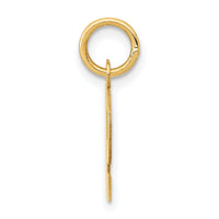 14k Small Block Letter P Initial Charm-YC664P