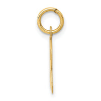 14k Small Block Letter R Initial Charm-YC664R