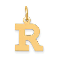 14k Small Block Letter R Initial Charm-YC664R
