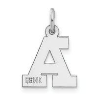 14KW Small Block Letter A Initial Charm-YC665A