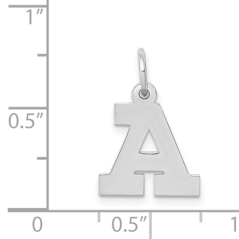 14KW Small Block Letter A Initial Charm-YC665A