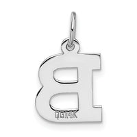 14KW Small Block Letter B Initial Charm-YC665B