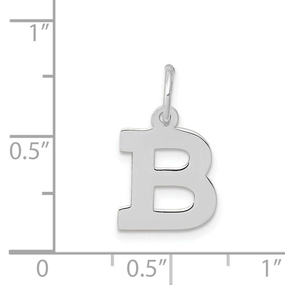 14KW Small Block Letter B Initial Charm-YC665B