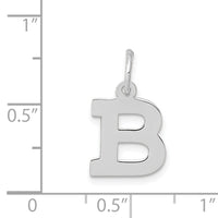 14KW Small Block Letter B Initial Charm-YC665B